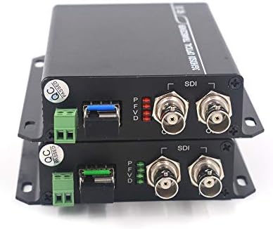 Guantai 3G/HD SDI Video Audio Audio Ethernet Over Fiber Optic Media Converters Receptor de transmissor para transmissão