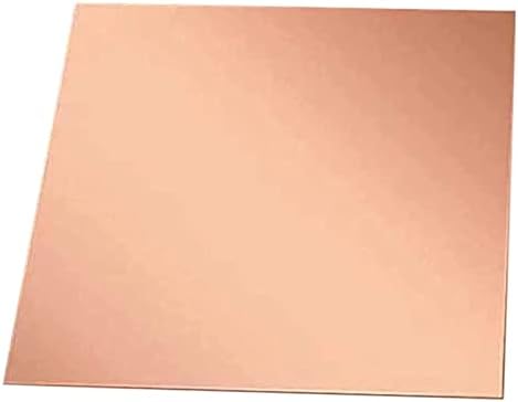 Folha de cobre de folha de cobre de metal yuesfz Vários medidores de cobre roxo de cobre folhas de cobre para, artesanato, reparos, folha de cobre de placa de latão de latão elétrica
