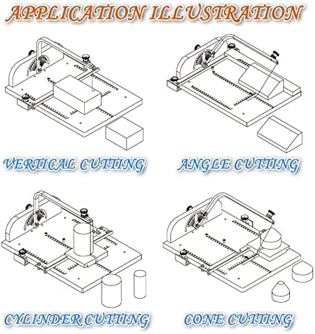 Cortador de fios de espuma DOMINOX Hot Wire Cutter Electric Tabetp Fibro Hot Wire Cutter Tabela de trabalho Máquina