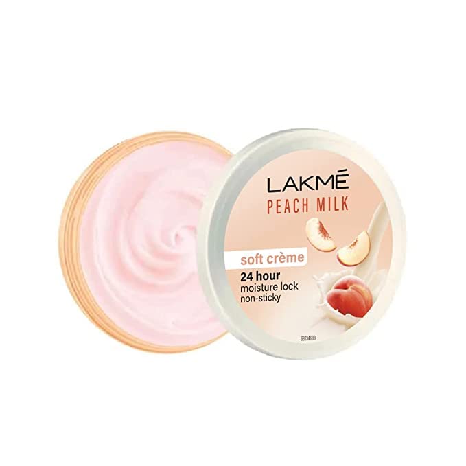Lakme Peach Milk Crème hidratante 25 gm pacote de 2 ..Unique