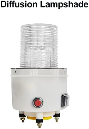 Luzes de aviso de farol industrial LED STROBE LUZ COM 6 MODOS FLASH 110DB VOLUME DE ALARME ALARME DE SEGURANÇA DE SIRENA PARA CASA,