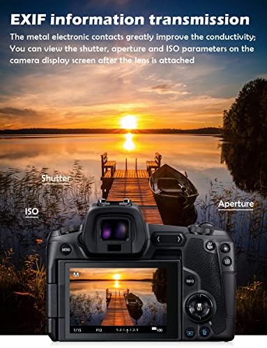 VILTROX EF-EOS M2 Speed ​​Booster, 0,71x Auto-focus Canon EF Lens EF-M Speedbooster compatível com Canon EF para M50 II M6 II M200 M50 M6 M5