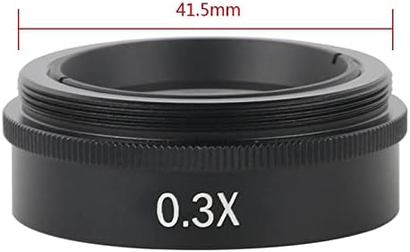Acessórios para microscópio 0,5x/0,35x/2x/1x lente de vidro 42mm para consumíveis de laboratório de câmera de microscópio de vídeo da indústria