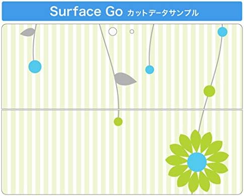 capa de decalque igsticker para o Microsoft Surface Go/Go 2 Ultra Thin Protective Body Skins 001330 Flor simples