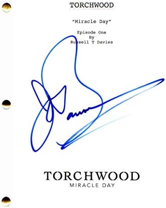 John Barrowman assinou autógrafo - Torchwood Miracle Day Script completo de episódio - Doctor Who, Capitão Jack Harkness,