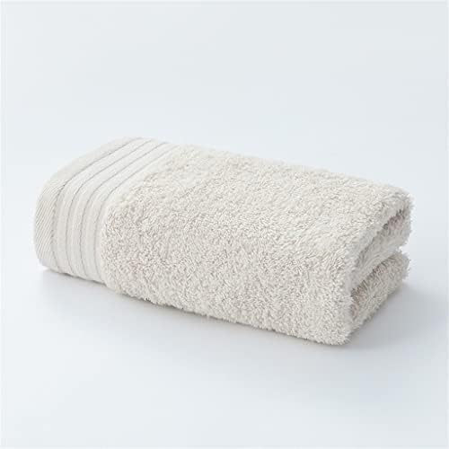 Jgqgb cor lisa Braço de algodão longo de algodão penteado toalha de algodão penteado toalha de adulto absorvente