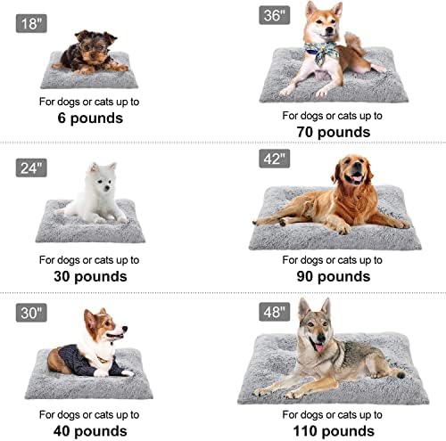 Camas de cães ortopédicas aconcheides para cães grandes, cama de estimação sem deslizamento com macio macio e lavável na máquina Cama