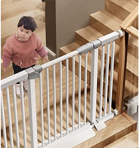 Rifsys Baby Gate for Stairs Doorway Extra Segurança portões de animais de estimação para escada doméstica Balusters Auto Fechar ou manter recursos abertos