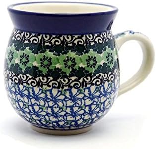 Caneca de cerâmica polonesa - 11 oz. Bolha - Kiwi