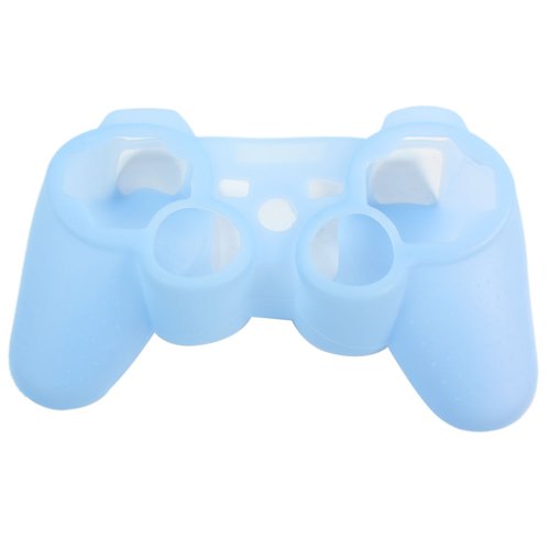 Caso de capa de pele do Blue Silicone Protector para Sony PS3 PlayStation 3 Game Controller
