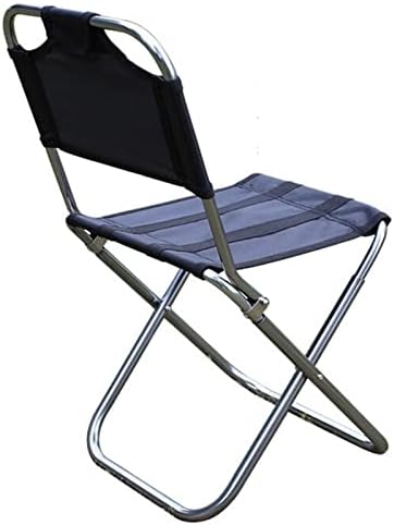 Gkmjki Liga de alumínio ao ar livre portátil Cadeira de pesca dobrável Picnic Camping Banco