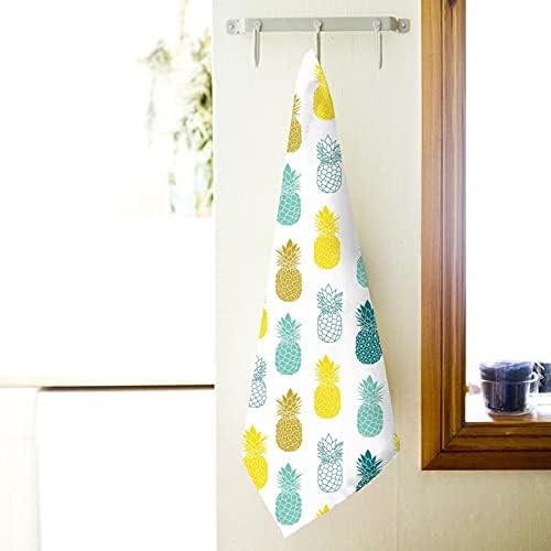 Bomget Small Pineapple Hand Towel Microfiber Microfibra Toalha de secagem rápida para ioga de viagem de esportes