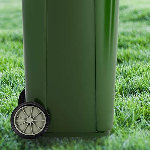 Rodas de recipiente de resíduos de resíduos Hanabass Rodas de recipiente de resíduos 2pcs lixo podem lixo de borracha wheels de lata de lata de lata