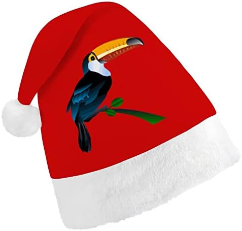 Capéu fofo de pássaro tucano chapéu de Natal Papai Noel Chapé