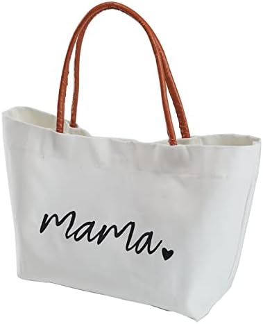 Mamãe Mama Tote Bag, presentes para mamãe, mamãe reutilizável para hospital, compras, pós -parto, viagem