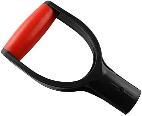 JCBIZ 32mm Diâmetro interno Manuseda plástica Manuja Red D Grip Handle Boa Mão Proteja os acessórios de jardim para pá de escavação