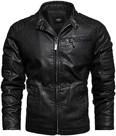 Casaco de inverno ADSSDQ, roupas caseiras de manga comprida Windbreaker Men Túnica Casual Casual Coloque de Stand Stand