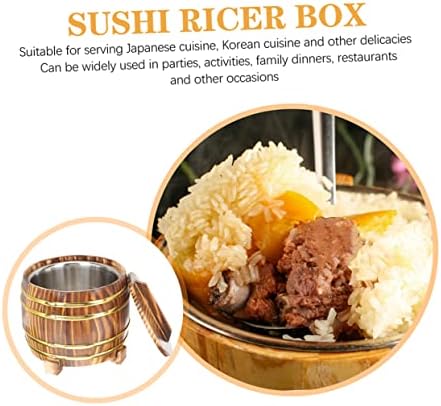 Zerodeko 1 conjunto Rice Steamer Rice Salad Servers Sushi Container Kitchen Gadget Supplies Home Snack Balde