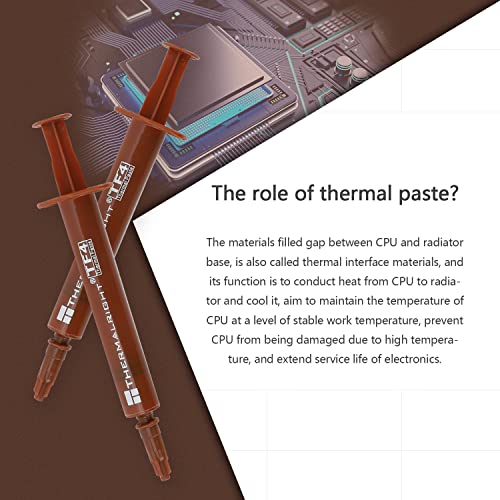 Thermalright TF4 1.5G Pasta térmica de desempenho premium para todos os processadores, condutividade térmica muito alta, durabilidade