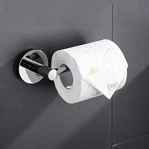 Perfuração de papel de papel higiênico zyzmh necessária para o suporte de papel de montagem de parede adesiva para o suporte para o banheiro da cozinha do quarto