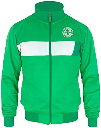Celtic FC Mens Track Jacket Retro 1988 Centenary Official Soccer Gift
