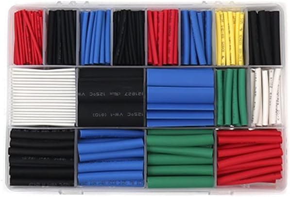 670pcs Kit Kit de variedade de tubo de mangas de mangas de mangas de mangas de manga