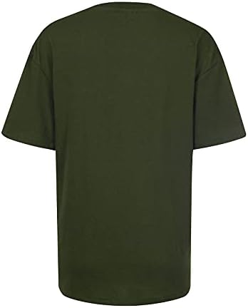 Camiseta da blusa para feminino no verão de etono de manga curta letra de algodão imprimir blusa casual nc nc