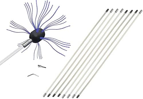 QDY CHIMNEY LIMPELAÇÃO Brush Flue Sweep Sweep Tools Sistema rotativo Sistema Rotar