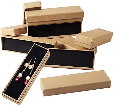 PH Pandahall 20 caixas de presente de jóias de embalagem, caixa de pulseira de colar caixa de embalagem de pulseira com