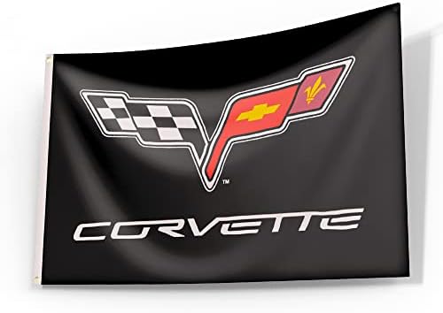 Bandeira de Guo Corvette Bandeira Corvette Chevrolet Corvette Bandeiras de corrida Chevrolet Corvette Bandeiras de banner-polyster,