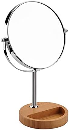Woqo Vanity espelho espelho de maquiagem espelho, espelho de beleza de dois lados de dois lados 3x espelho cosmético de 360 ​​° espelho