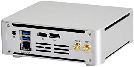 Hunsn 4K Mini PC, computador de mesa, servidor, Intel Quad Core i5 7300HQ, Windows 11 Pro ou Linux Ubuntu, BM21, DP, HDMI, 6 x USB3.0, Type-C, LAN, ventilador silencioso Smart, 8g RAM DDR4, 128G SSD