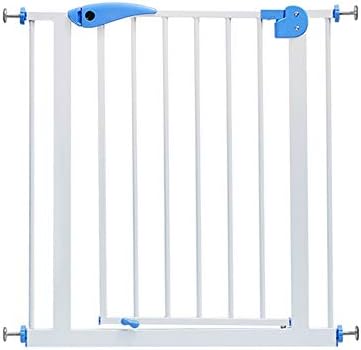 Maryaz Pet Playpensns Metal Pet Safety Gate Stairs Gate Safety Playpen Hearth Gate Isolation Door) Balusters de escadas, cerca, corrimão, instalação fácil sem perfuração/120-129cm (