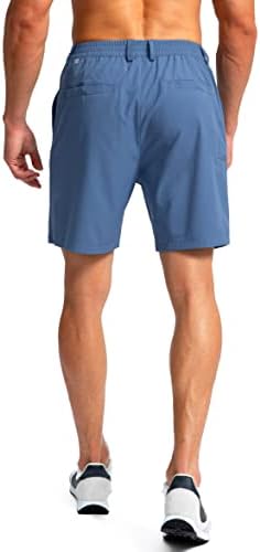 Shorts de golfe masculinos da Pinkbomb com 6 bolsos esticam shorts de trabalho de caminhada seca rápida para homens