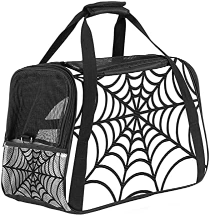 Pet Transporter Spider Spider Web Transportadores de viagem para animais de estimação para gatos, cães de cachorros confortável