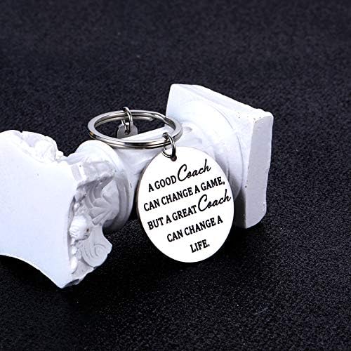 Treinador agradecimento Gifts Keychain Baseball Football Softball Apreciação para homens Menino Menino Basquete Soccer Volleyball