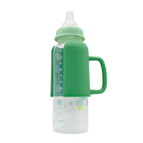Baby Luvhandles Suporte de garrafa de bebê - Presentes e acessórios para chá de bebê para alimentação automática de bebê - melhora as habilidades motoras