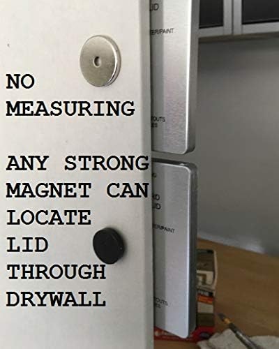 Drywall Electrical Outlet Cutout TID - 10 pacote com ímã de neodímio N52