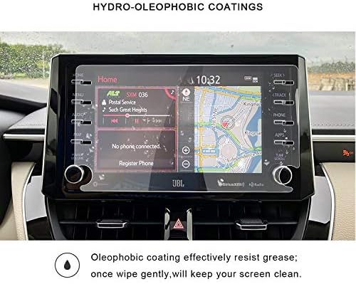 Protetor de tela de vidro temperado 2019 2020 Corolla Hatchback Navigation Screen Center Center Touch Anti Scratch High
