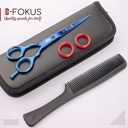 Besas de corte de cabelo profissional de B-Fokus, feitos de tesoura de cabelo em aço inoxidável japonês, tesouras de cabelo de 6 polegadas