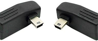 Feminino USB 2.0 para o adaptador USB de dobragem esquerda e direita para auxílio