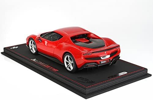 296 GTB ROSSO CORSA RED COM EXPISHEIRA EXPERIÊNCIA LIMITED EDIÇÃO PARA 596 peças Worldwide 1/18 Model Car por BBR P18210A