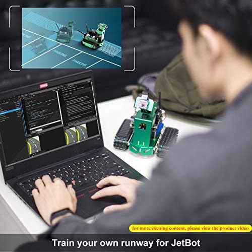 Yahboom Jetson Nano Robotic Developer Kit AI Robot inteligente para adultos Projeto de eletrônica programável para câmeras para