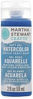 Martha Stewart Gel Soft Indigo, 2 onças de tinta aquarela, azul