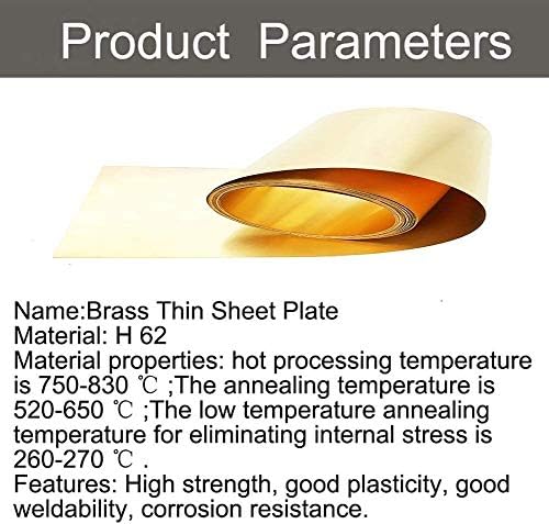 Folha de latão Huilun Folha de papel alumínio da banda de cobre Skin Metal Working Materiais industriais H62 Cu