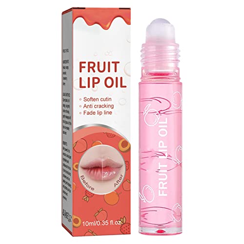 Rolo de óleo de lábio de luto em brilho labial hidratante Busca lábio, duradouro Lip Glirs Girls Clear10-12