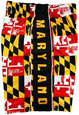 Flow Society Mens Maryland Attack - Shorts atléticos masculinos