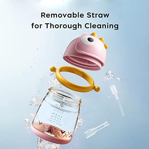 BC Babycare Straw Cup e aço inoxidável coleção de pacote de copo Sippie