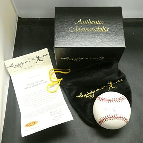 Reggie Jackson Hof assinou a Mint Baseball Coa de Reggiejackson.com - Bolalls autografados
