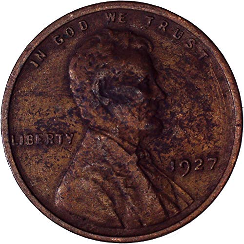 1927 Lincoln Wheat Cent 1C muito bom